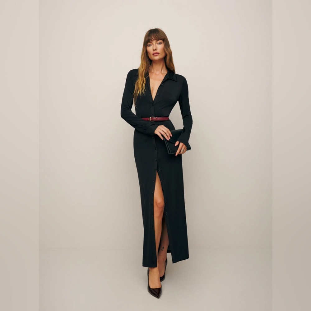 Reformation Black Maxi Dress